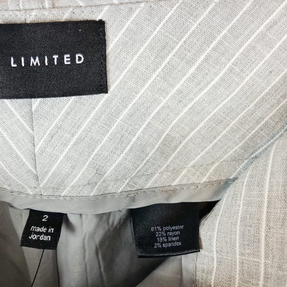 [THE LIMITED] Wide Leg Pinstripe Dress Pants - Picture 5 of 8